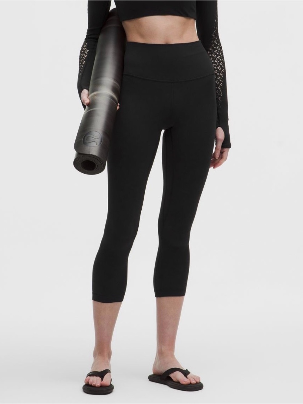 lululemon Align High-Rise Crop 23" in Black